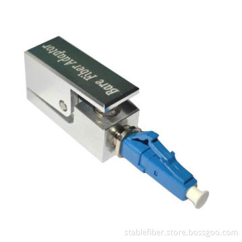 LC Bare Fiber Adapters, Low Insertion Loss